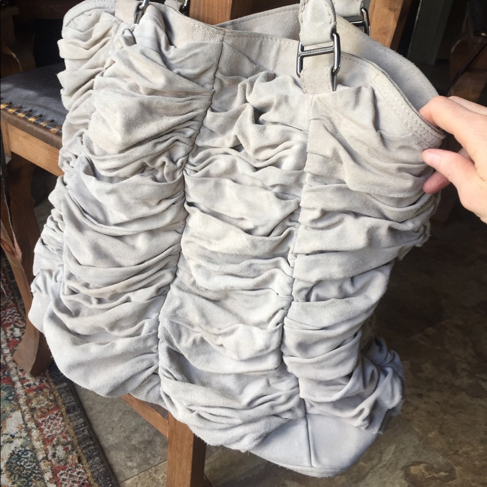 100% Authentic Burberry Prorsum Suede Leather Tote